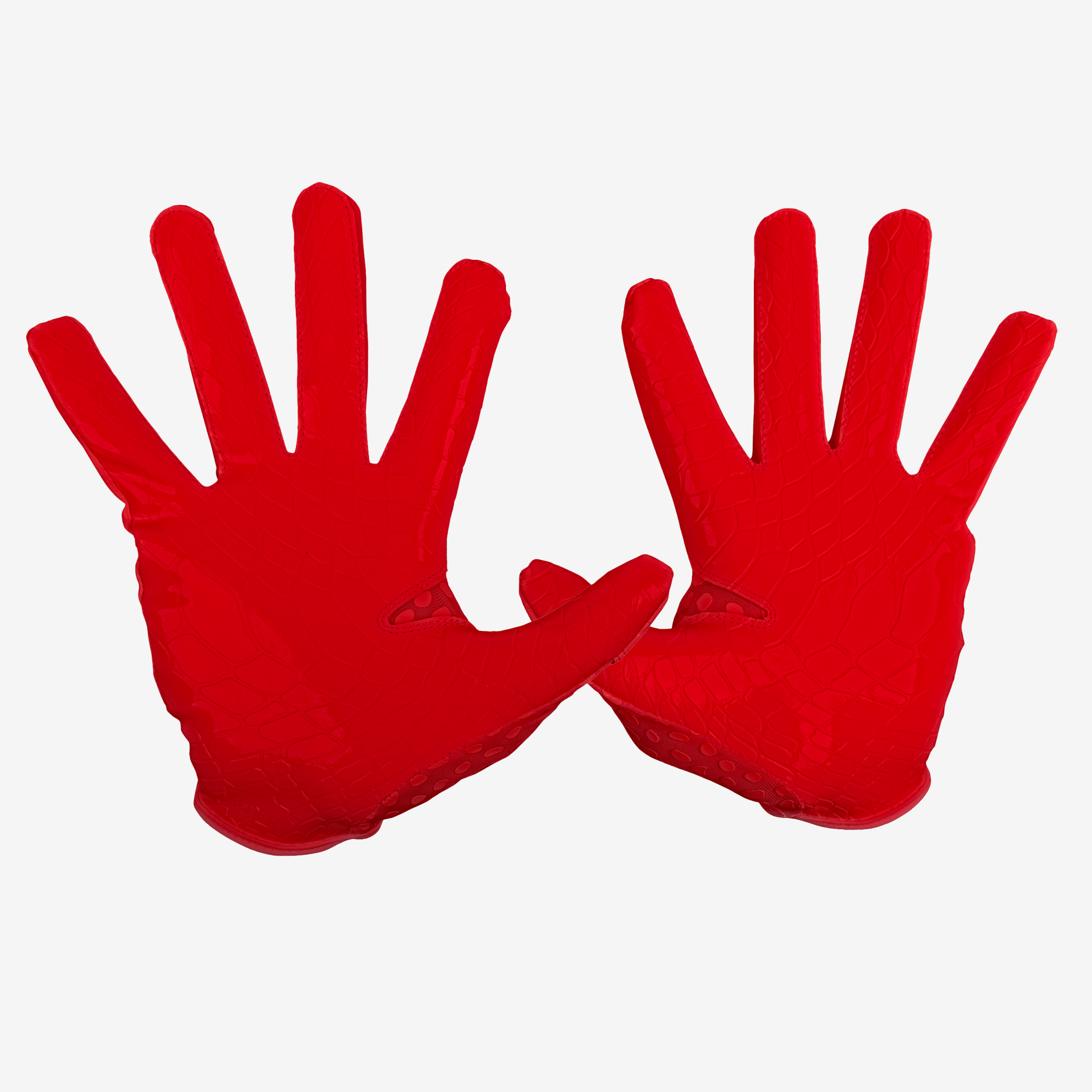football handschuhe grip HYPR-GRIP FOOTBALL GLOVES (RED), YOUTH MEDIUM